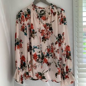 Violet + Claire Floral Blouse